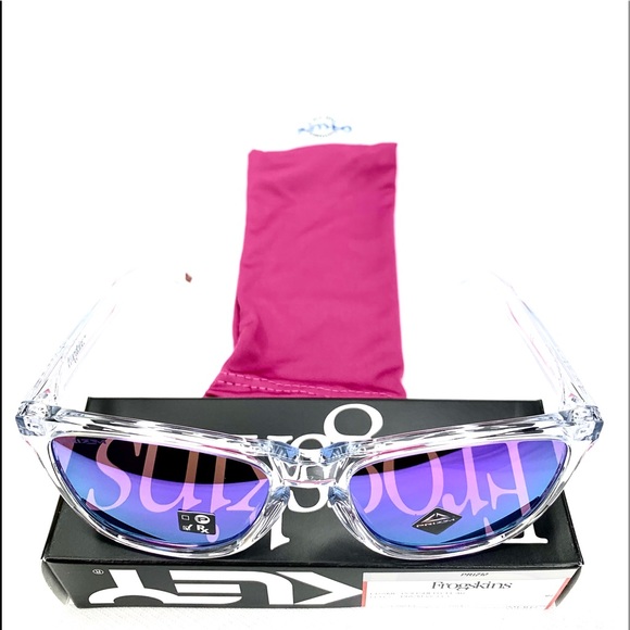 Oakley Prizm Frogskins Polished Clear Frame - Picture 4 of 4